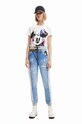 Kavbojke Desigual Prijazno od planeta modra 23SWDD77