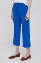 niebieski Sisley spodnie Damski