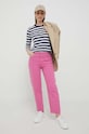 Džíny United Colors of Benetton 4LYX575C3.0K9 růžová SS23