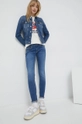 Kavbojke Tommy Jeans Scarlett modra