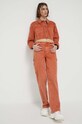 Guess Originals jeansy pomarańczowy W3GG10D0Z51
