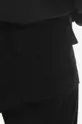 negru Rick Owens pantaloni de catifea cord