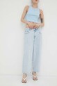 American Vintage jeansy Planet friendly niebieski JOY11JE23