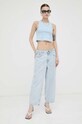 American Vintage jeansy JOY11JE23 niebieski SS23