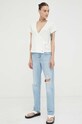 Džíny Levi's MIDDY STRAIGHT A4690.0003 modrá SS23