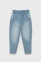 голубой Хлопковые джинсы United Colors of Benetton Для девочек