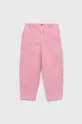 рожевий Дитячі джинси United Colors of Benetton Retro Для дівчаток