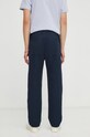 Îmbrăcăminte Samsoe Samsoe pantaloni de bumbac M22400031 bleumarin