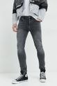 szary Karl Lagerfeld Jeans jeansy Męski