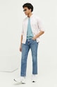 Abercrombie & Fitch jeansy Athletic Straight KI131.3051.278 niebieski SS23