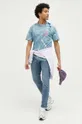 Abercrombie & Fitch jeansy Athletic Slim niebieski