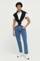Abercrombie & Fitch jeansy 90's Straight niebieski