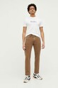 Abercrombie & Fitch jeansi 90's Straight KI131.3136.440 bej SS23