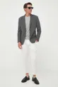 білий Льняні штани United Colors of Benetton