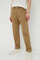 G-Star pantaloni de bumbac drept bej D22051.D300