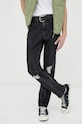 Wrangler jeansy Larston x Fender czarny W18S3018O