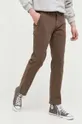 Hollister Co. jeansy brązowy