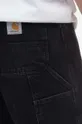 czarny Carhartt WIP jeansy Single Knee Pant