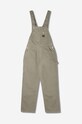 Rick Owens cotton overalls Stan Ray Earls Bib SS23025DUS beige