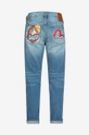 Rifle Evisu Graffiti Daruma Pocket Printed Jeans 100 % Bavlna