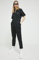 Bavlněná kombinéza Dickies DK0A4YAHBLK1 černá SS24