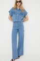 Ολόσωμη φόρμα τζιν Patrizia Pepe μπλε 2T0023.D9A0