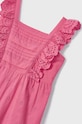 Mayoral kombinezon bawełniany dziecięcy różowy 3845.6E.MINI