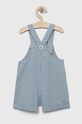 United Colors of Benetton salopeta reversibila pentru bebelusi 47PQAT00N.W.SEASONAL albastru SS23