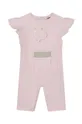 ροζ Βρεφική βαμβακερή φόρμα Karl Lagerfeld Για κορίτσια