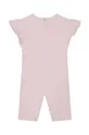 Βρεφική βαμβακερή φόρμα Karl Lagerfeld ροζ