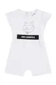 λευκό Βρεφικά βαμβακερά φορμάκια Karl Lagerfeld Για κορίτσια
