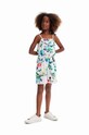 Комбінезон Desigual квіти білий 23SGPW03