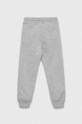 Chłopiec Calvin Klein Jeans spodnie dresowe bawełniane dziecięce IU0IU00285.PPYX szary