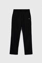 Calvin Klein Jeans spodnie dziecięce z elastanem czarny IB0IB01482.PPYX