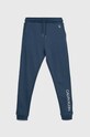 Παιδικό βαμβακερό παντελόνι Calvin Klein Jeans στάμπα σκούρο μπλε IU0IU00289.PPYX