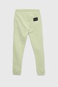 Otroška bombažna trenirka Calvin Klein Jeans IU0IU00289.PPYX zelena SS23