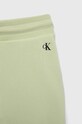 Dečki Otroška bombažna trenirka Calvin Klein Jeans IU0IU00289.PPYX zelena