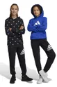 чорний Дитячі спортивні штани adidas U BL Для хлопчиків