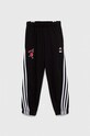 Otroški spodnji del trenirke adidas LB DY SM x Marvel Pletenina črna HR9502