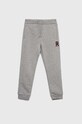 Tommy Hilfiger spodnie dresowe dziecięce dzianina szary KS0KS00297.PPYX