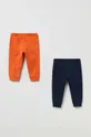 Дитячі бавовняні штани OVS помаранчевий