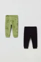 OVS spodnie dresowe bawełniane dziecięce zielony