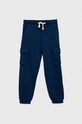 Guess spodnie dresowe bawełniane dziecięce bawełna granatowy N3GQ11.KA6R0.PPYX