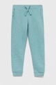 Детские хлопковые штаны Guess хлопок бирюзовый N93Q17.KAUG0.PPYX