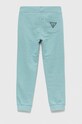 Dětské bavlněné tepláky Guess L93Q24.KAUG0.PPYX tyrkysová SS23