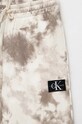 Chłopiec Calvin Klein Jeans spodnie dresowe dziecięce IB0IB01602.PPYX beżowy