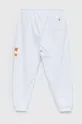 Παιδικό βαμβακερό παντελόνι Calvin Klein Jeans λευκό