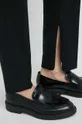 fekete Calvin Klein nadrág gyapjú keverékből
