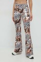 Guess pantaloni cu modele maro V3RB02.KBIL2