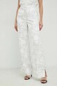 Calvin Klein pantaloni K20K205508.PPYX alb SS23